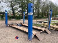 3.5T 4 post ramp with jack - 3