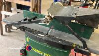 Record Power Planer/thicknesser, 10in x 6in with extraction hood and spare set of blades, gwo - 4