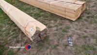 10 x timbers 6in x 3in 16ft long - 2