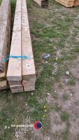 10 x timbers 6in x 3in 16ft long - 2