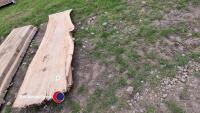 Beech tree trunk slabs approximately 50mm thick - 3