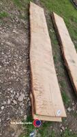 2 Oak slabs 40mm thick, 10ft long - 2