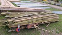 Pack of timber lats - 2