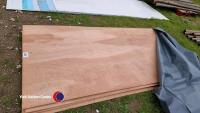 6 x plywood sheets, 8ft x 4ft x 3/8in