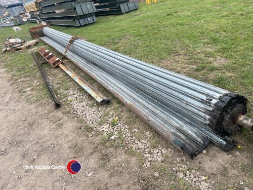 30ft roller shutter door, 13ft drop, electric motor, working order
