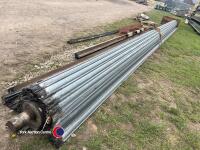 30ft roller shutter door, 13ft drop, electric motor, working order - 2