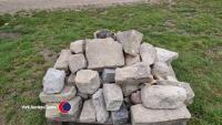 Pallets of reclaimed sandstone - 2