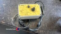 Teagle Tomahawk 8080 trailed straw blower, pto and control box in office - 7