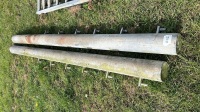 2 x gate posts