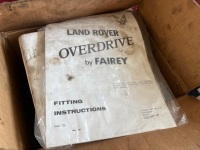 Fairey overdrive kit part RTC 8020 for Landrover series 1 ,11,11A and 111 standard gear box used but been taken off and stored 30 years gwo - 3