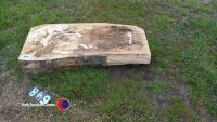 2 x Sycamore slabs, 43in x 18in - 2