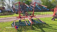 Opico 6m hydraulic folding grass harrows - 3