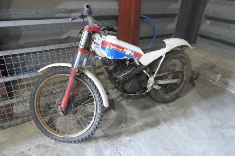 Fantic junior trials bike
