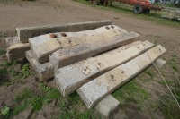 17 x concrete railway sleepers - 2