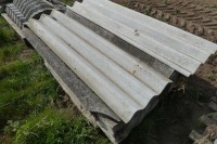 20 x Cement fibre roof sheets - 2