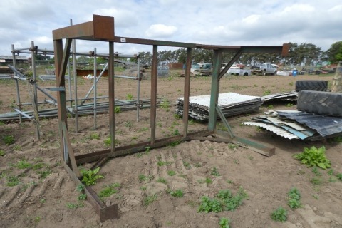 Steel tank stand, 10ft x 6ft x 5ft