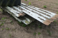 Pallet of corrugated roofing sheets, mixed - 2