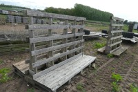 2 x timber stands
