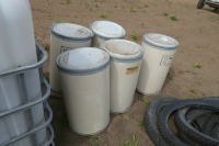 5 x drums with lids - 2
