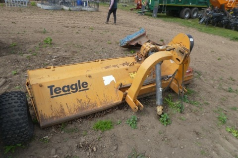 Teagle 2.4m flail mower, hydraulic offset for spares