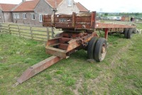 Single axle articulated dolly trailer