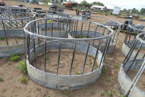 2 sheep ring feeders
