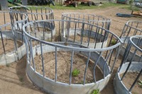 2 sheep ring feeders - 2