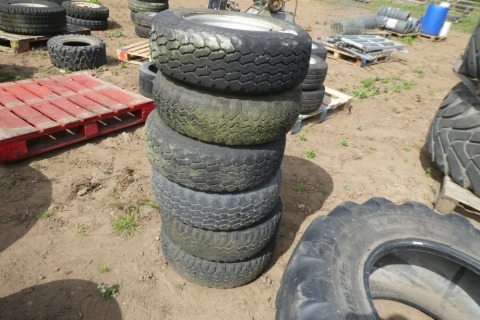 6 x 185/70 R13C wheels and tyres