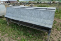 Galvanised double sided 8ft hogg feeder - 2