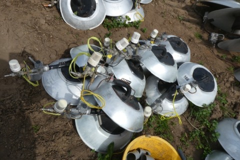 10 x Ceram gas heaters