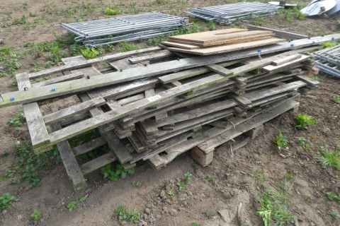 Timber sheep hurdles and lamb adopters