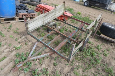 Single axle car trailer