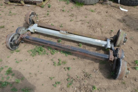 3 x trailer axles