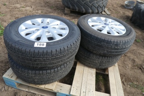 4 x Ford Transit 215/65 R16C wheels and tyres