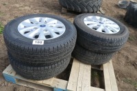 4 x Ford Transit 215/65 R16C wheels and tyres