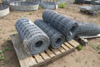 4 x complete and 1 x part roll of fencing wire - 2