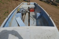 Fibreglass boat, c/w Honda outboard motor - 3