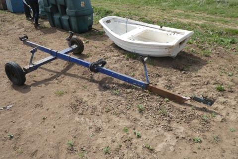 Boat and trailer