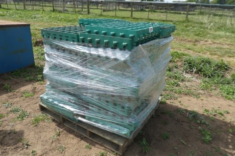 Pallet of ground stabilisation sections