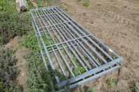 2 x 12ft galvanised gates - 2