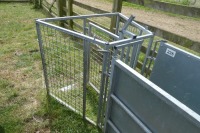 IAE sheep sorting race c/w 4 x 8ft sheeted hurdles, guillotine gate and shedding gate - 2