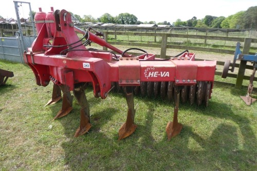 HE-VA 5 leg subsoiler, hydraulic auto reset, 2006