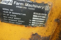 Knight 24m trailed sprayer, 2003 - 6