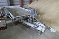 Hazelwood 12ft twin axle trailer c/w winch, 2015
