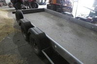 Hazelwood 12ft twin axle trailer c/w winch, 2015 - 4