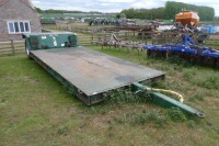 Bailey 16ft drop deck low loader trailer, hydraulic drop deck, c/w ramps