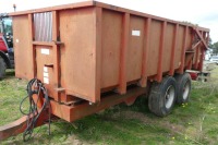 Triffitt 12T tipping trailer, hydraulic tail door, hydraulic brakes - 2