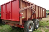 Triffitt 12T tipping trailer, hydraulic tail door, hydraulic brakes - 4