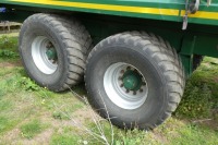 Bailey 18T root crop trailer, commercial axles, air brakes, flotation tyres, hydraulic tail door - 4
