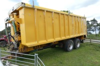 25T blower trailer, air brakes, tipping body, commercial axles - 3